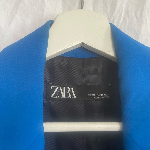 Zara basic blazer royal blue Size XS - Picture 5 of 13